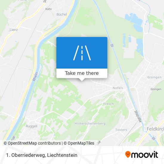 1. Oberriederweg map