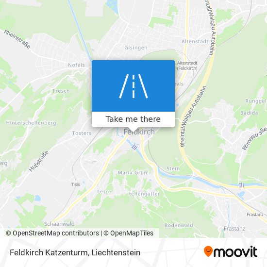 Feldkirch Katzenturm map
