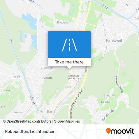 Rebbündten map