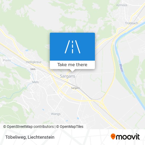 Töbeliweg map