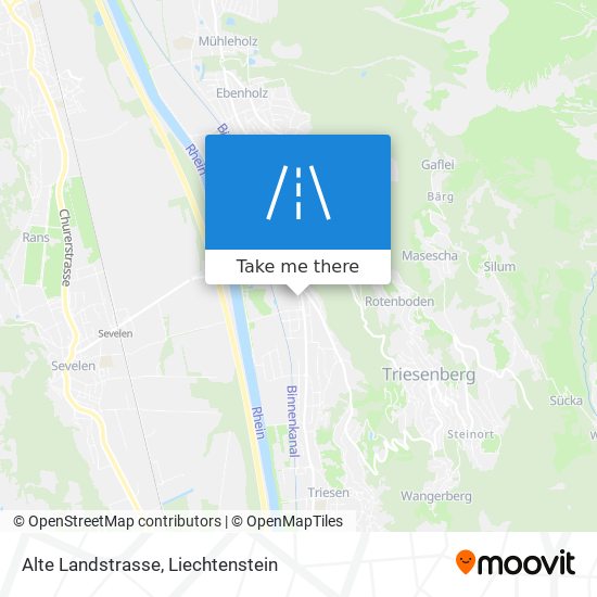 Alte Landstrasse map