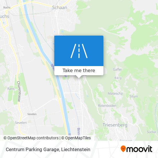 Centrum Parking Garage map
