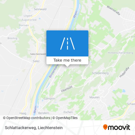 Schlattackerweg map