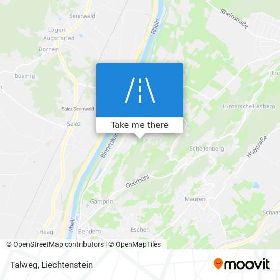 Talweg map