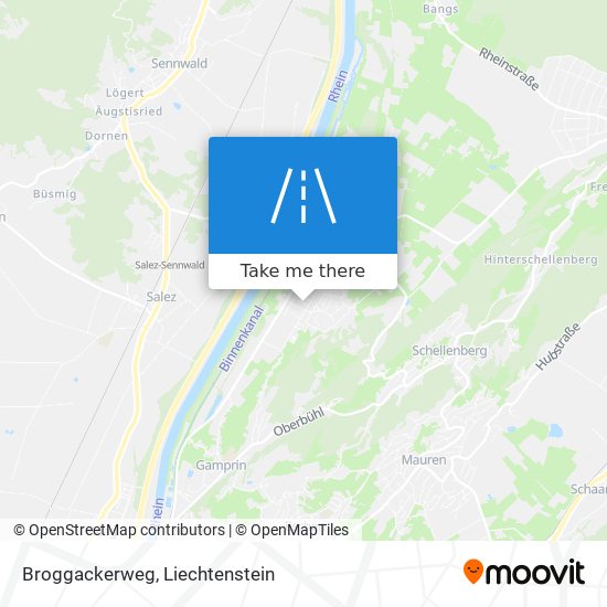 Broggackerweg map
