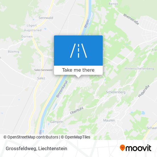 Grossfeldweg map