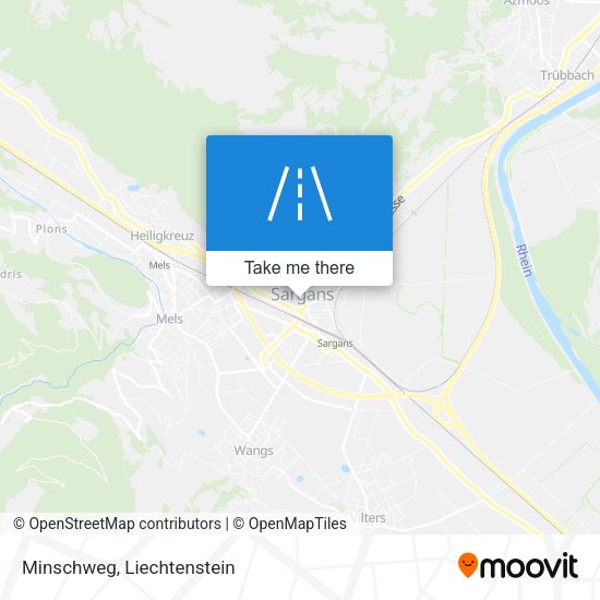 Minschweg map