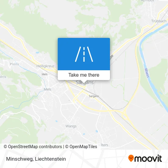 Minschweg map