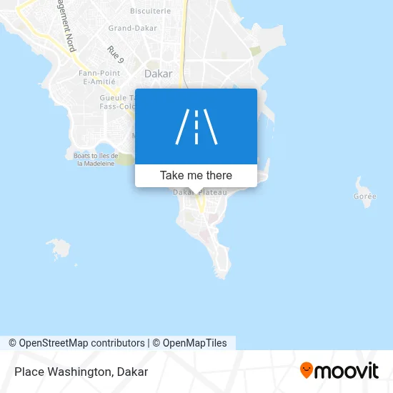 Place Washington map