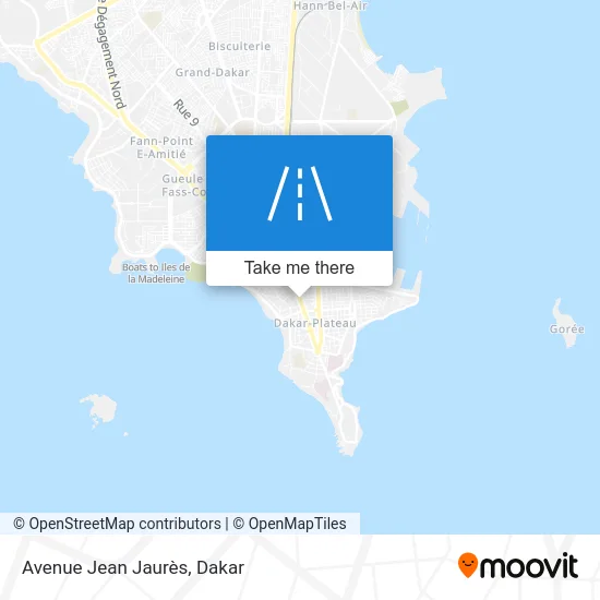 Avenue Jean Jaurès map