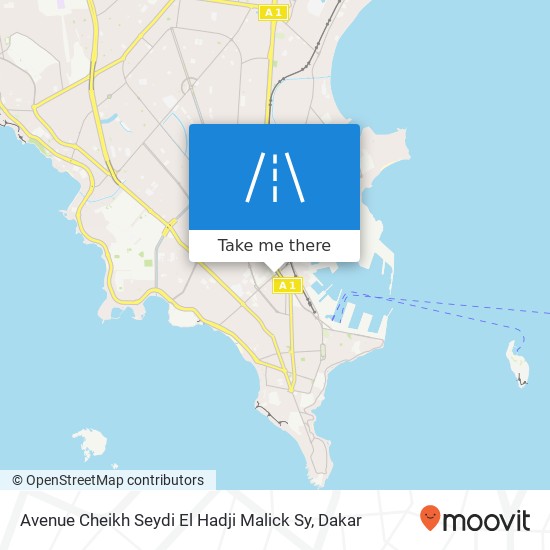 Avenue Cheikh Seydi El Hadji Malick Sy map