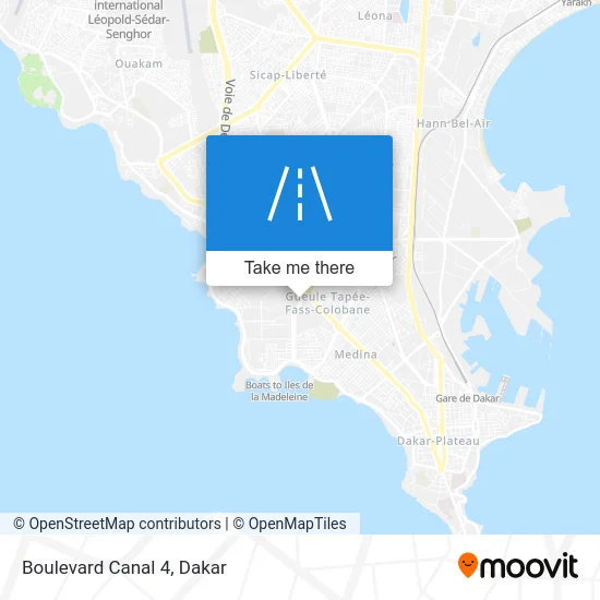 Boulevard Canal 4 map