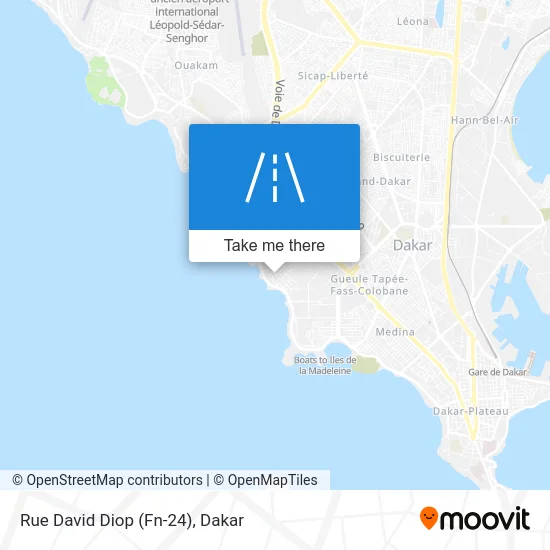 Rue David Diop (Fn-24) map