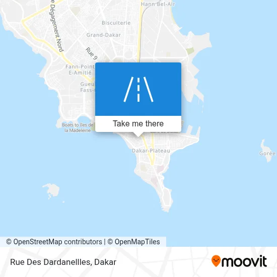 Rue Des Dardanellles map