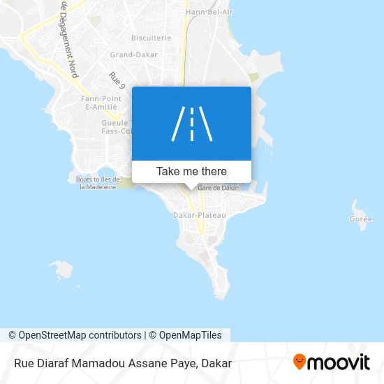 Rue Diaraf Mamadou Assane Paye map