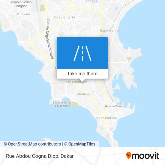 Rue Abdou Cogna Diop map