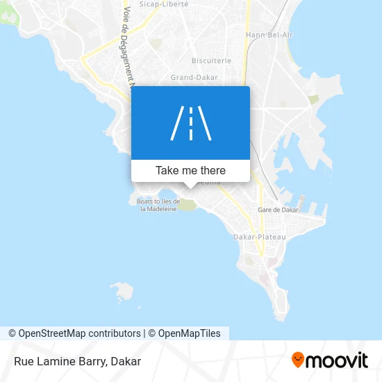 Rue Lamine Barry map