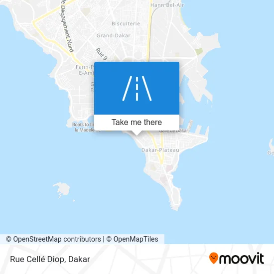 Rue Cellé Diop map