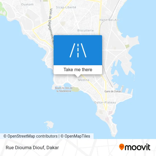 Rue Diouma Diouf map