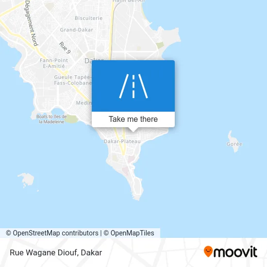 Rue Wagane Diouf map