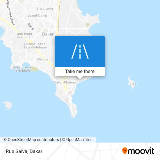 Rue Salva map