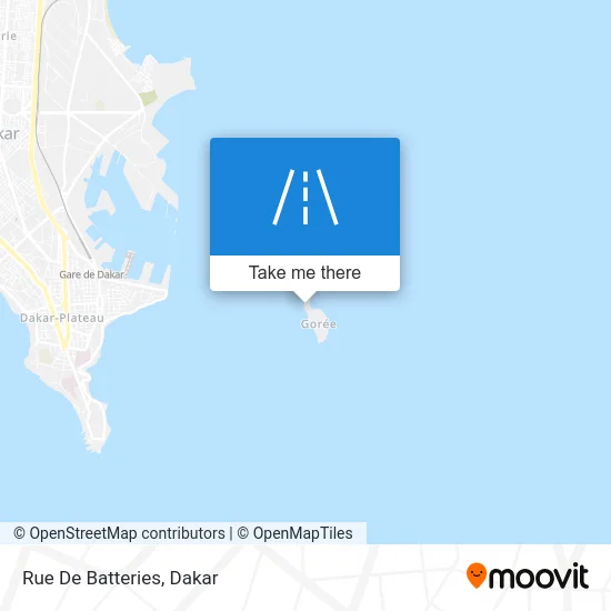 Rue De Batteries map