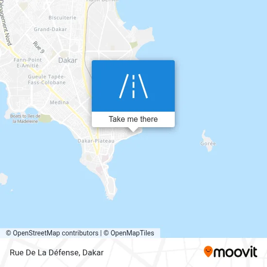 Rue De La Défense map