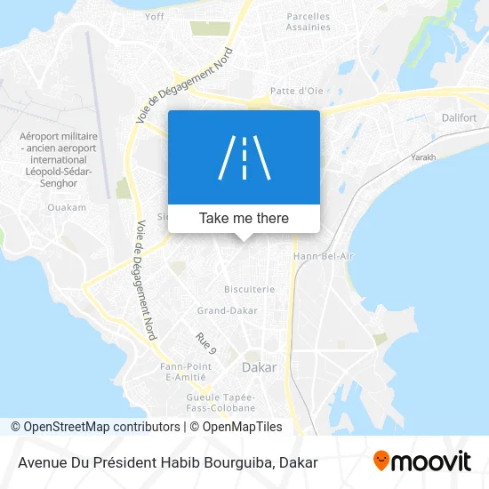 Avenue Du Président Habib Bourguiba map