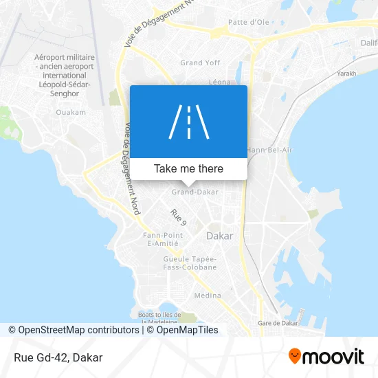 Rue Gd-42 map