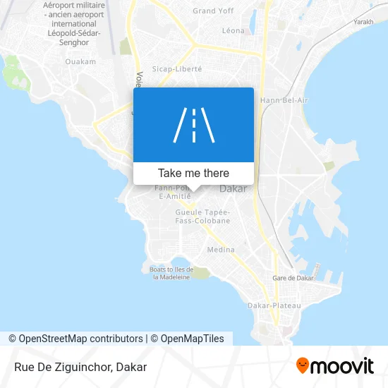 Rue De Ziguinchor map