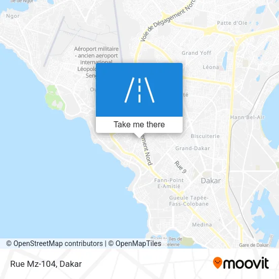 Rue Mz-104 map
