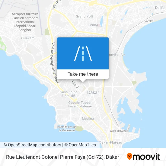 Rue Lieutenant-Colonel Pierre Faye (Gd-72) map