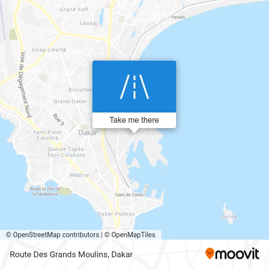 Route Des Grands Moulins map