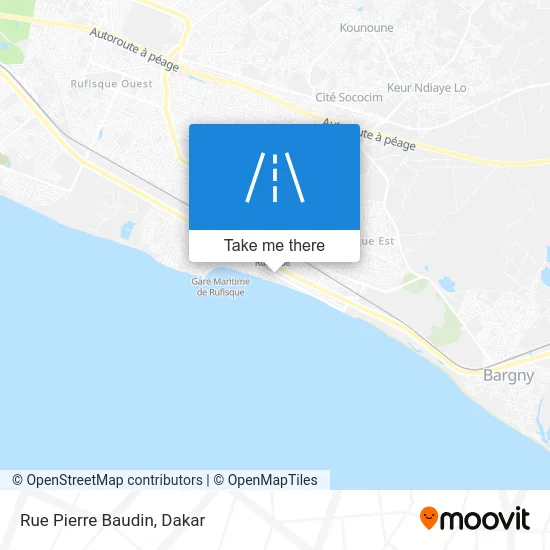 Rue Pierre Baudin map