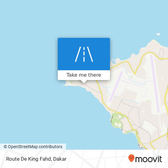 Route De King Fahd map