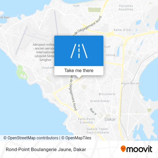 Rond-Point Boulangerie Jaune map