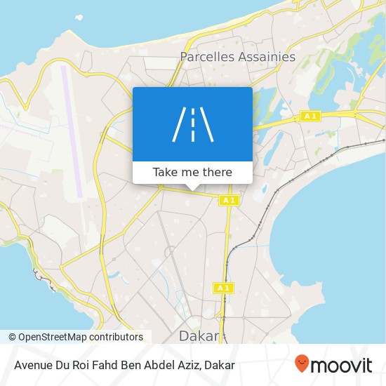 Avenue Du Roi Fahd Ben Abdel Aziz map