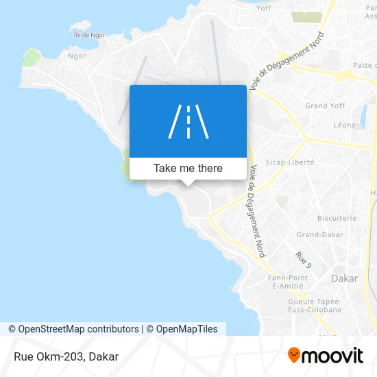 Rue Okm-203 map