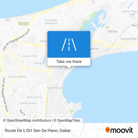 Route De L'Ort Sen De Hann map