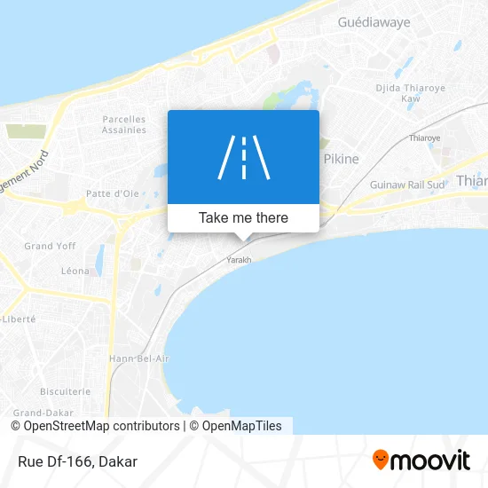Rue Df-166 map