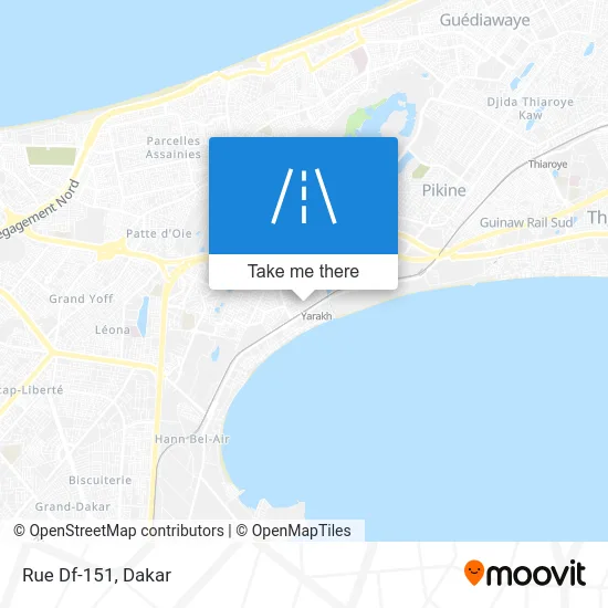 Rue Df-151 map