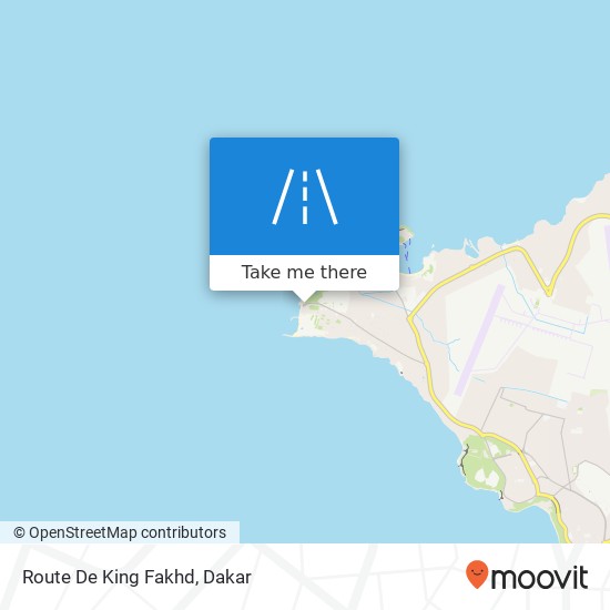 Route De King Fakhd map