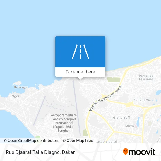 Rue Djaaraf Talla Diagne map