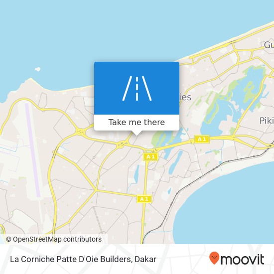 La Corniche Patte D'Oie Builders map