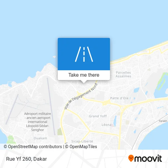 Rue Yf 260 map