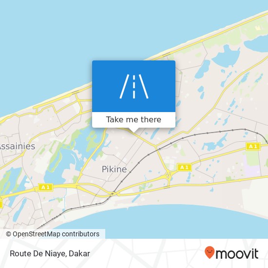 Route De Niaye map