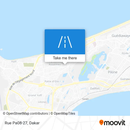 Rue Pa08-27 map