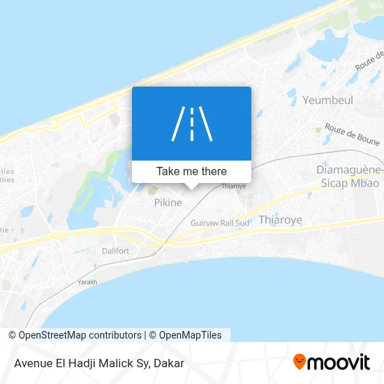 Avenue El Hadji Malick Sy map