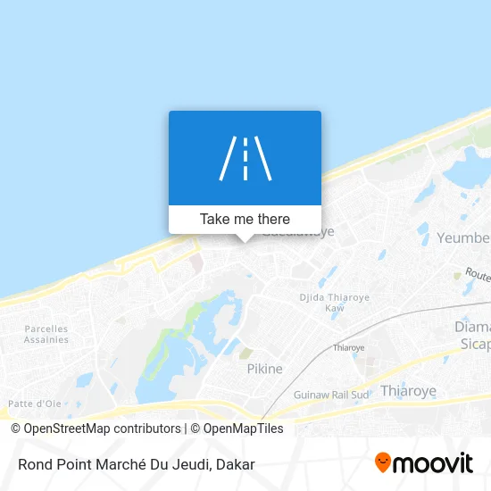 Rond Point Marché Du Jeudi map