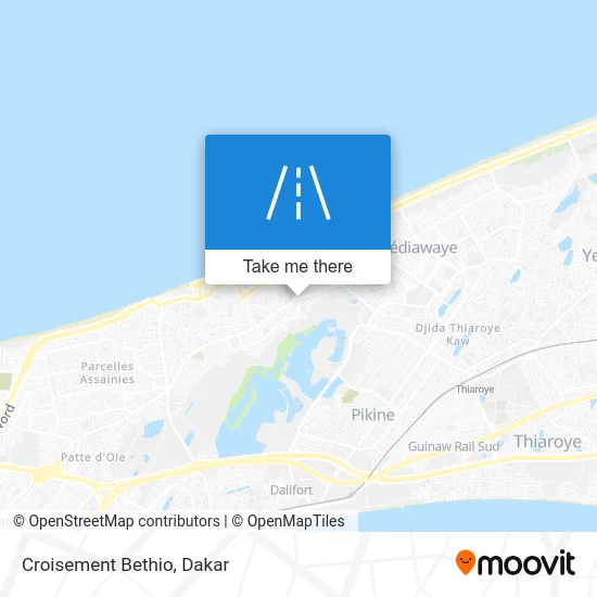 Croisement Bethio map